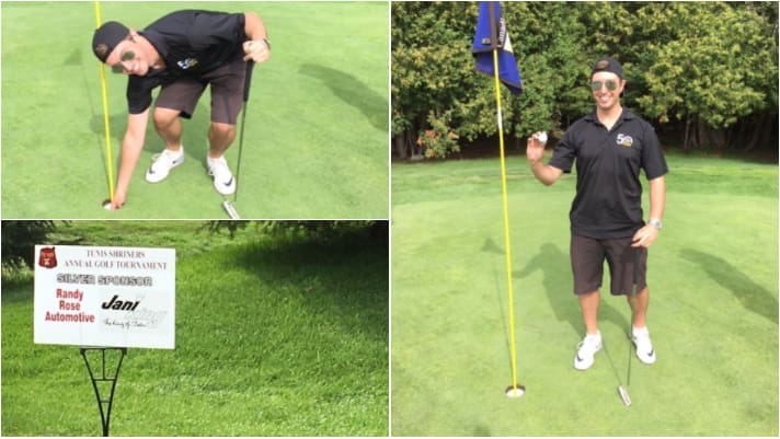 Rob's hole in one