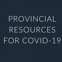 Provincial Resources for COVID-19