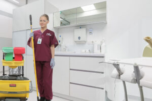 Prevent the spread of illness by hiring a professional healthcare cleaning service.